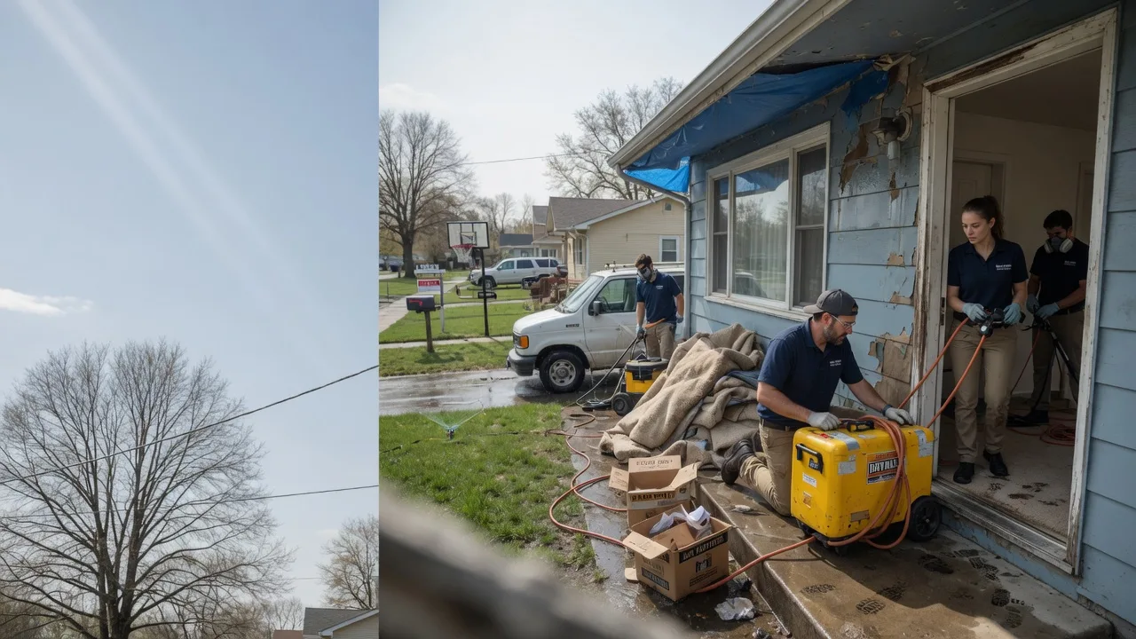 Basement Flood Cleanup in Hallock, MN near me